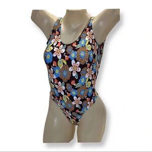 Indecent Proposal Made by Zuliana Floral Thong Bodysuit NWT